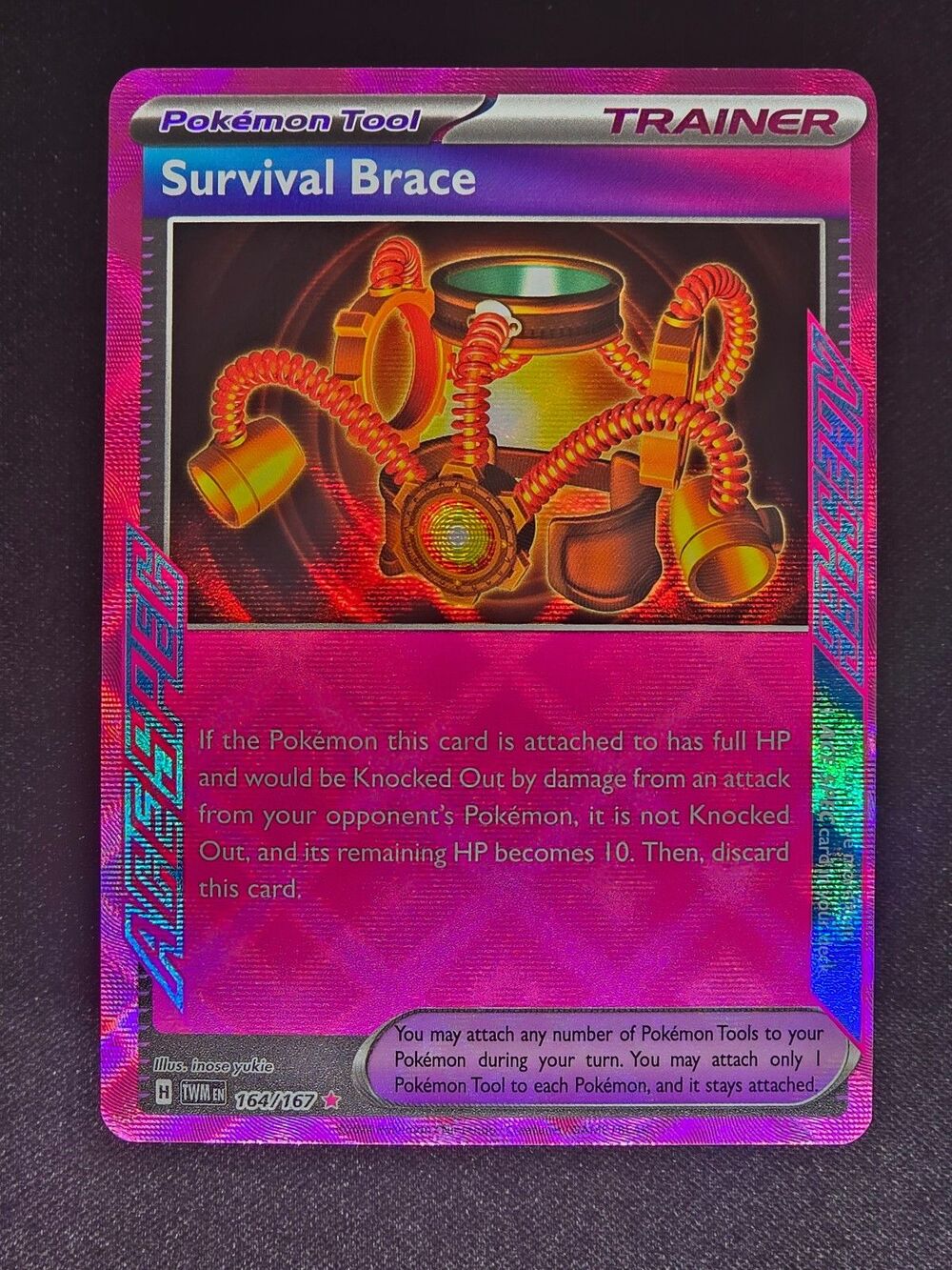 Pokemon Survival Brace (Ace Spec) NM